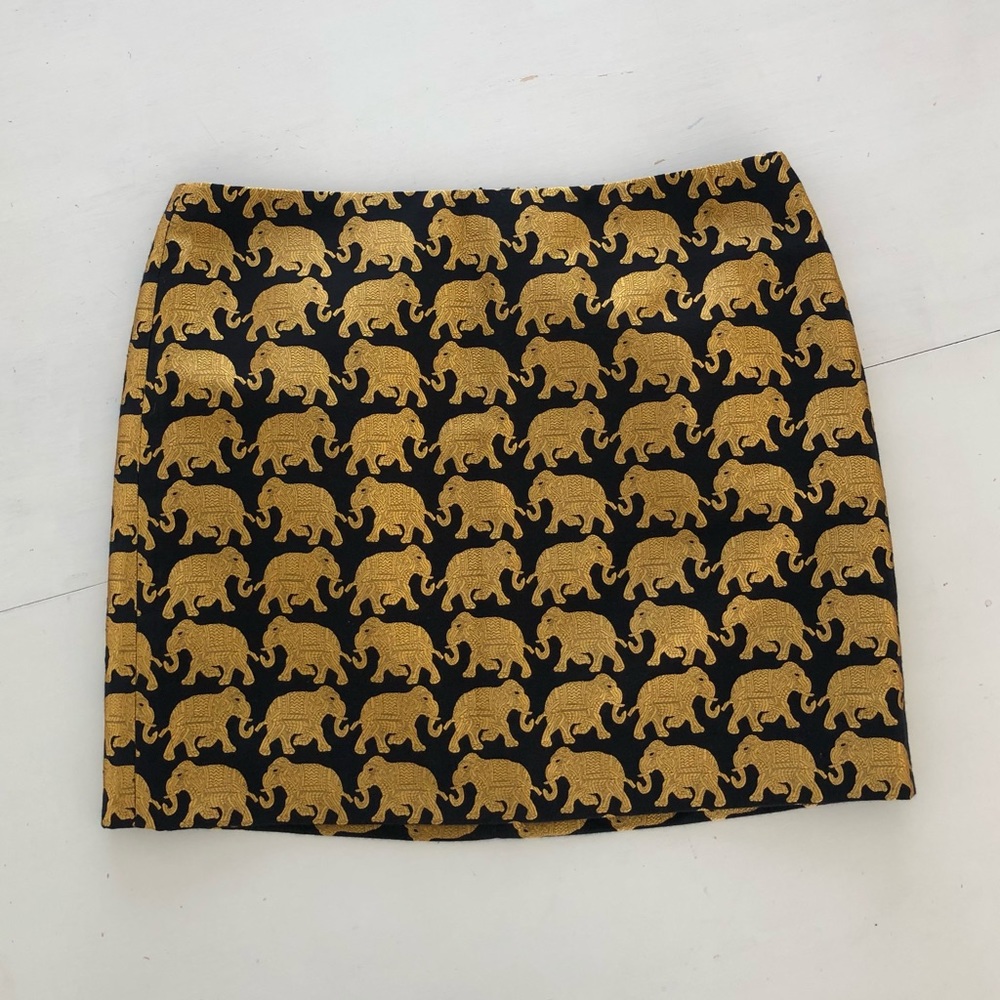 JCrew Elephant skirt